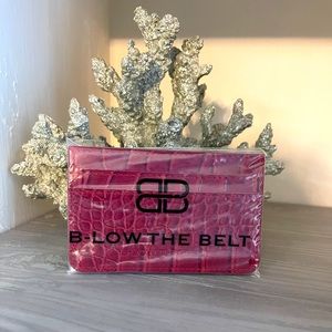 B-Low The Belt Croc Card Case
